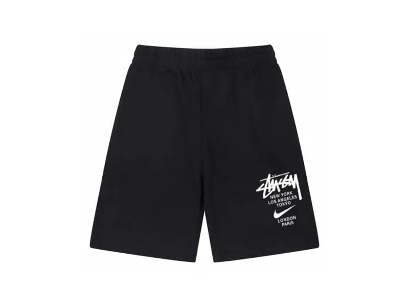 Stüssy × Nike Cotton Shorts World Cities