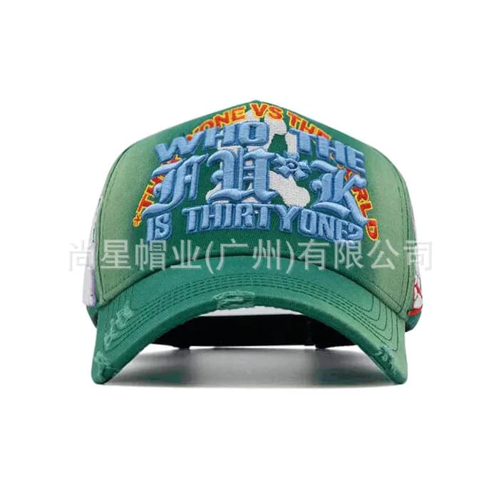 Revenge Trucker Cap RICH FOREVER Embroidered — L5266