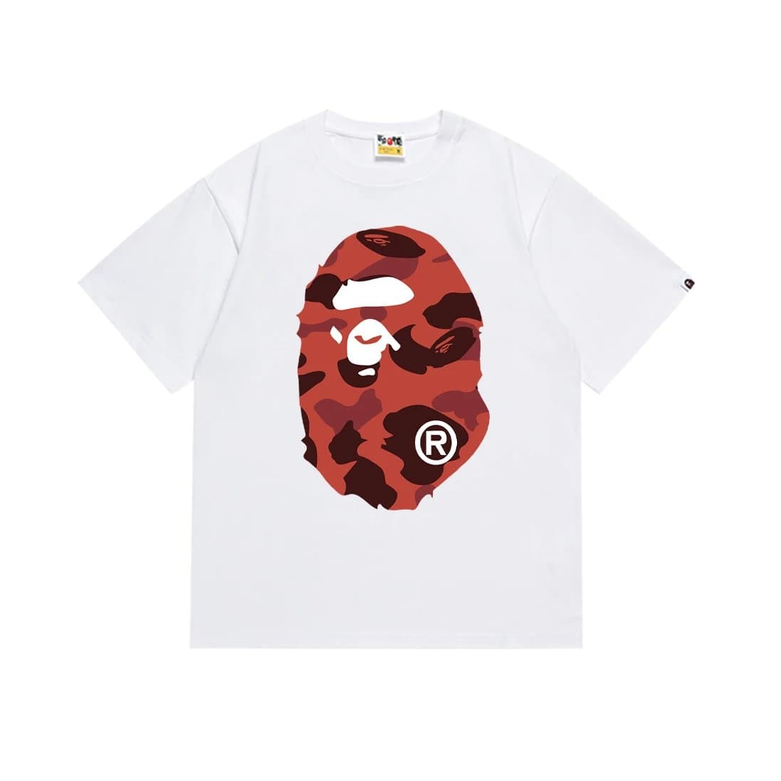 BAPE Ape Head Tee Hot Wheels Collab — SC060白红