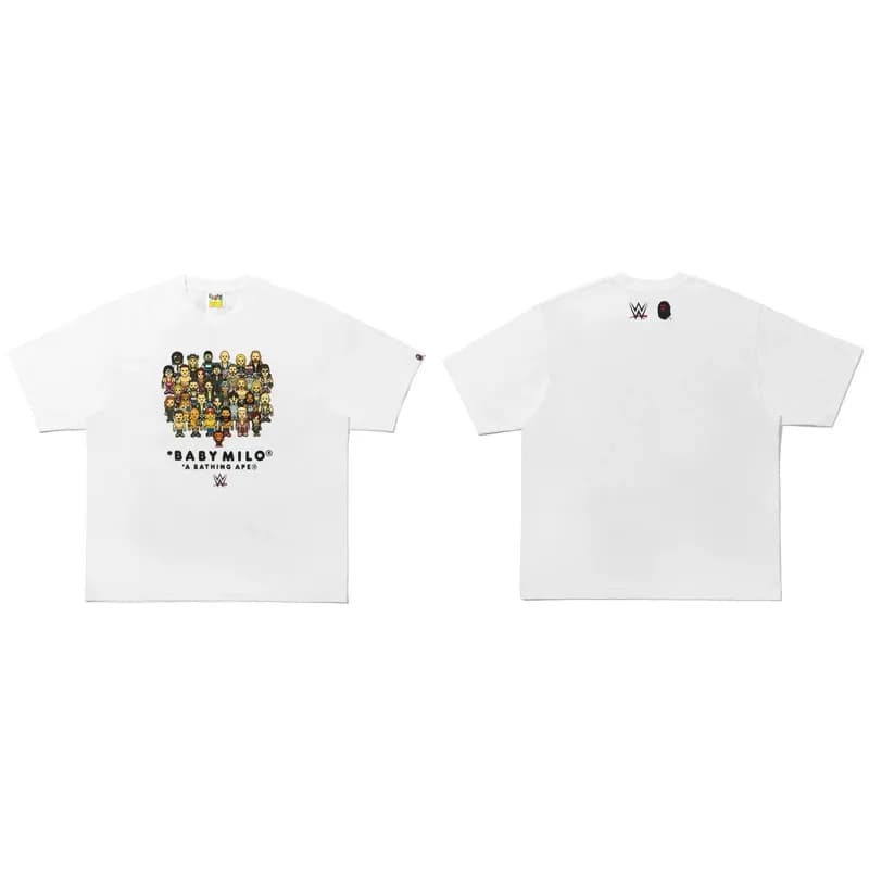 BAPE T-Shirt BABY MILO x WWE Graphic