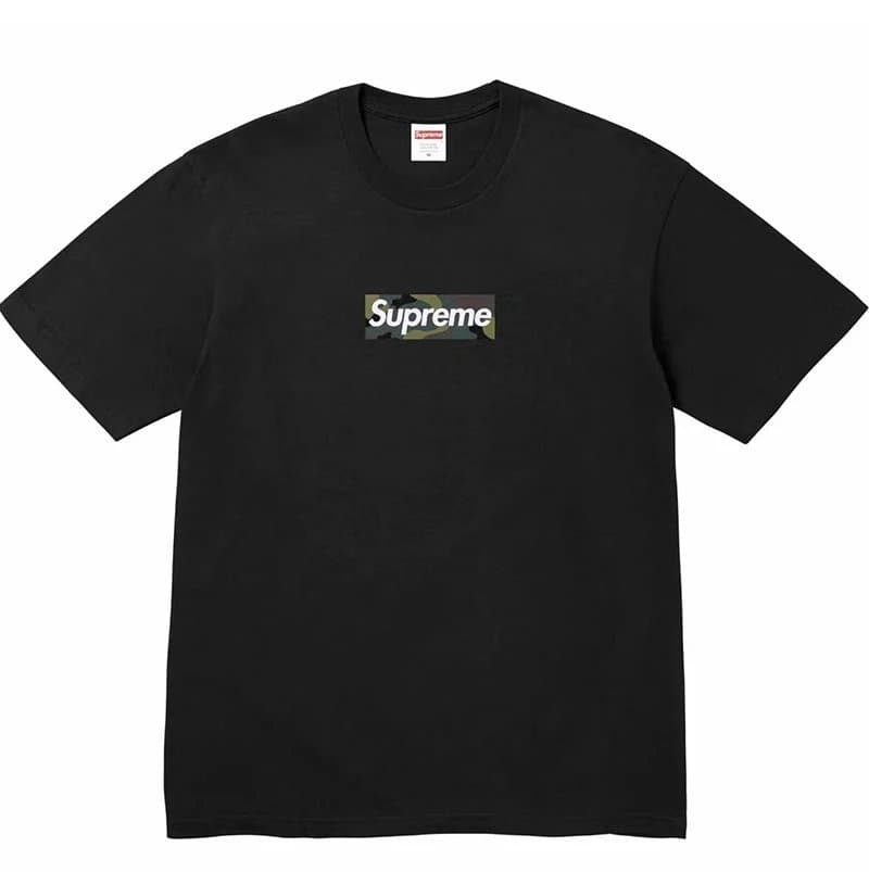 Supreme T-Shirt Sheep in Box Print — B353迷彩 黑色