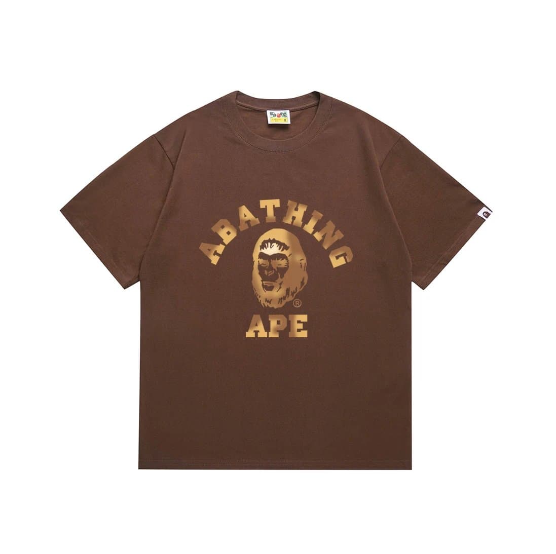 BAPE Ape Head Tee Cigar Ape — 187咖色