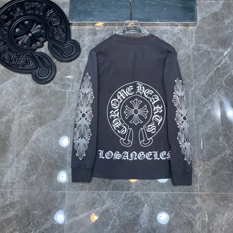Chrome Hearts Long Sleeve Tee Los Angeles Cross Print