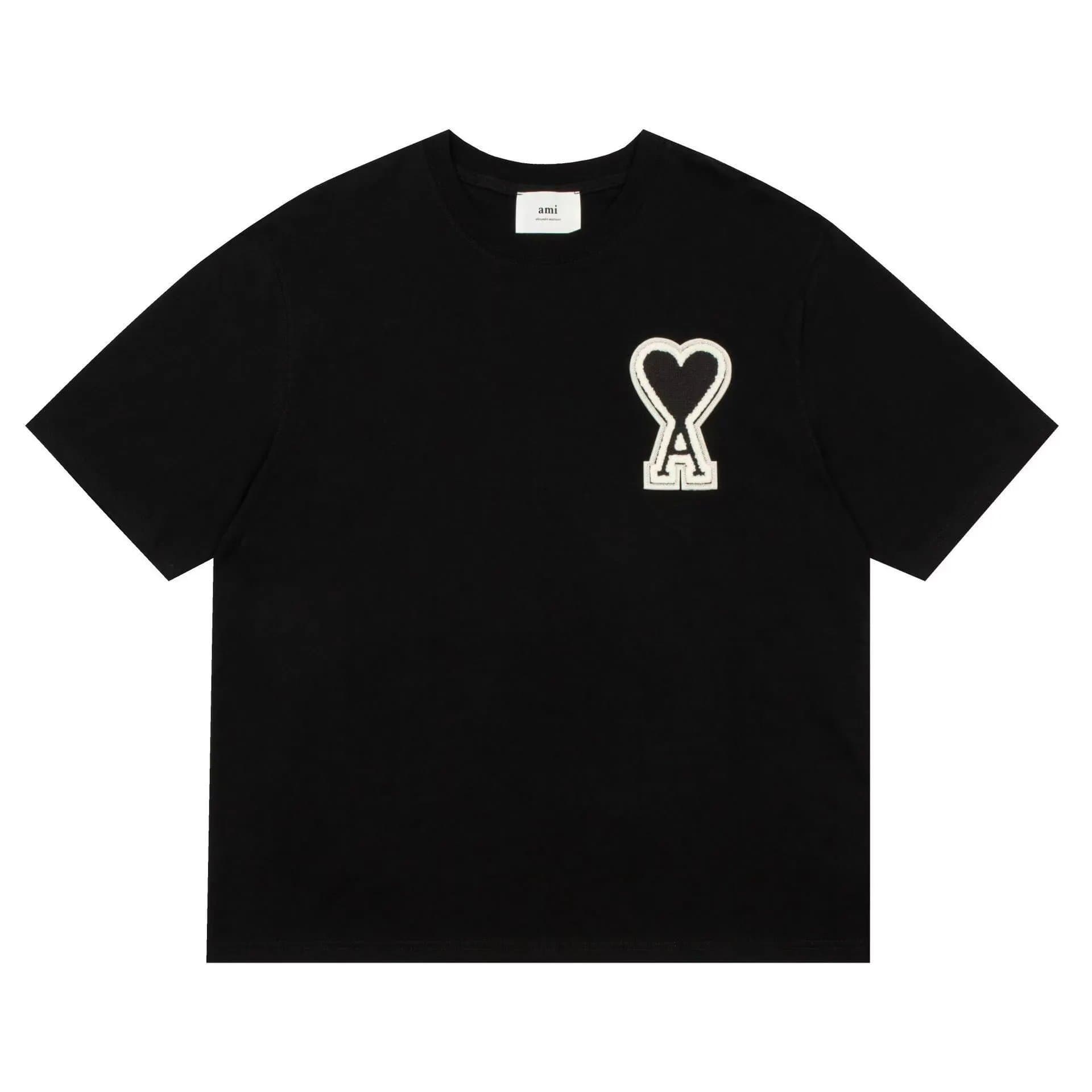Maison Kitsuné T-Shirt Fox Logo — 黑黑