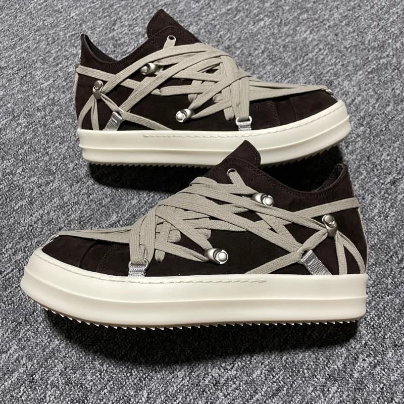 Rick Owens Drkshdw Ramones Suede Low