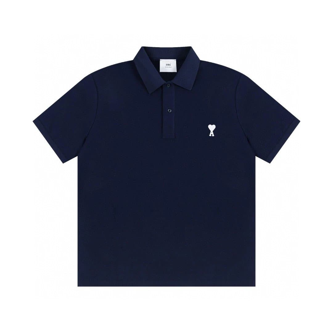 AMI Paris Polo Shirt Heart Logo