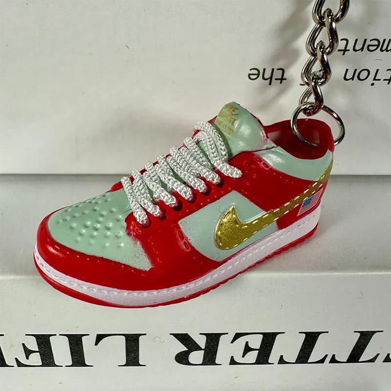 Cactus Plant Flea Market Sneaker Keychain Blue Lightning — 44. Team America