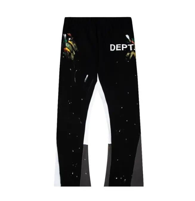 Corteiz Paint Splatter Joggers DEPT. Graphic