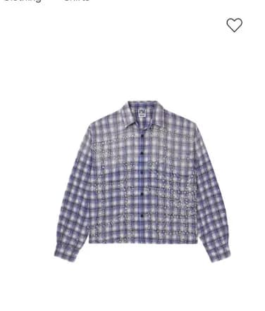 Valentino Flannel Shirt Crystal-Embellished Plaid — 加色2