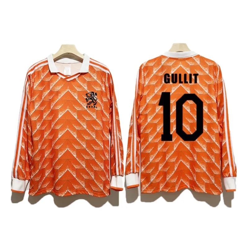 Adidas Netherlands 1990 Home Jersey Gullit #10