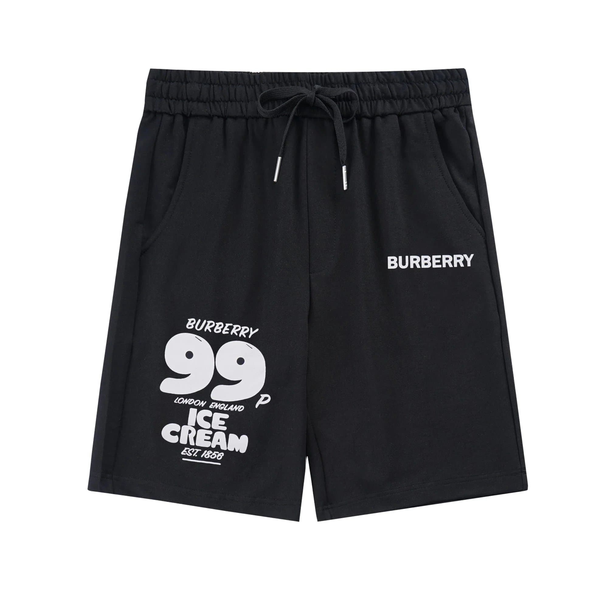 Burberry Equestrian Knight Print Shorts Monogram Pattern — 020105106-1