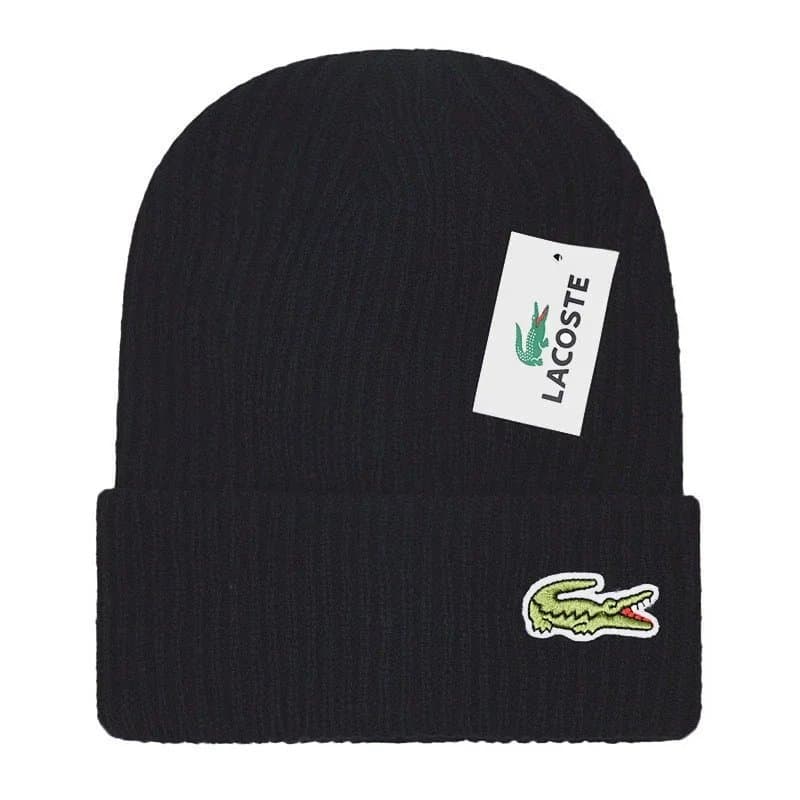 Moncler Ribbed Beanie Shield Patch — 11