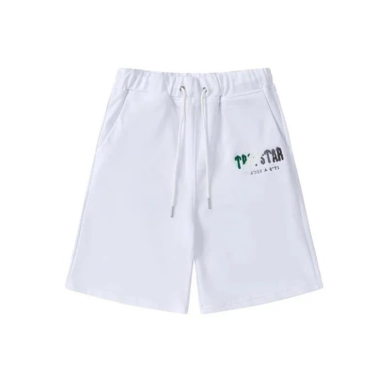 Trapstar Logo Shorts Bold Script — 612#短裤 白