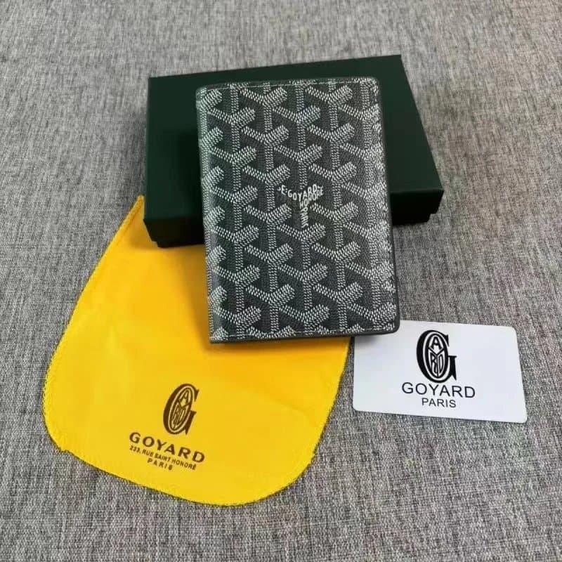 Goyard Passport Holder Goyardine Canvas