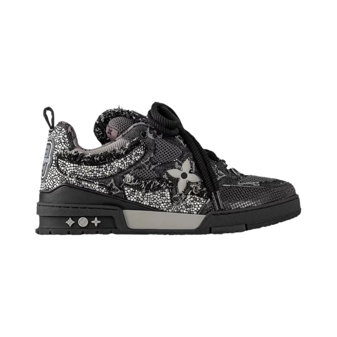 Louis Vuitton LV Trainer Monogram Mesh — Black Swarovski Monogran（定制配色不退不换）