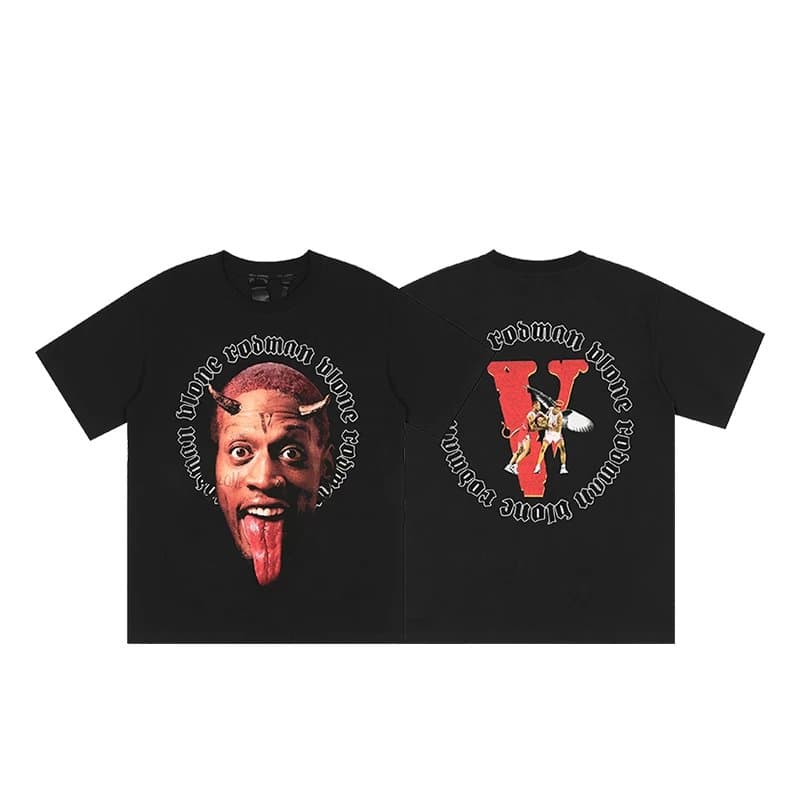 Vlone × Off-White T-Shirt Skeleton Print — 76