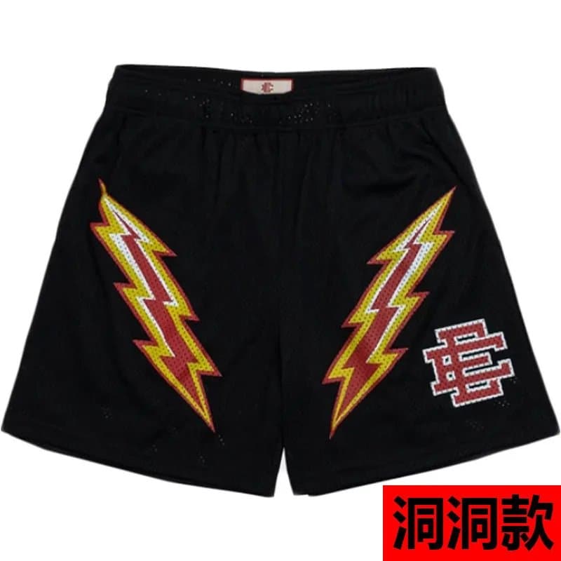 Fear of God Essentials Mesh Shorts Red Logo — 28