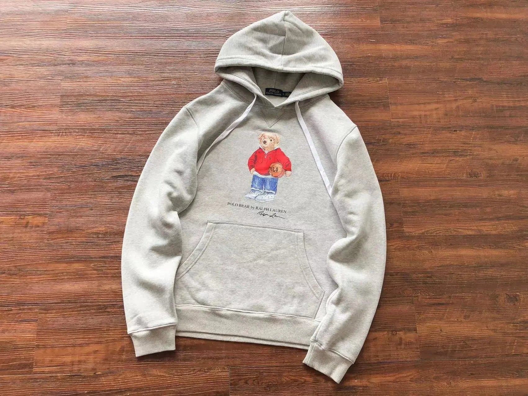 Polo Ralph Lauren Polo Bear Hoodie Heather Grey