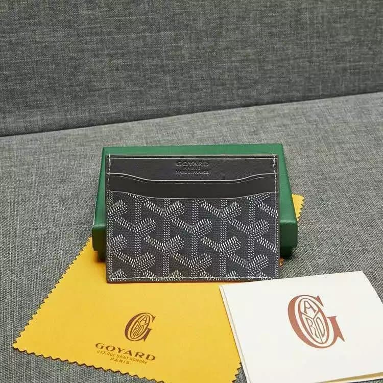 Goyard Card Holder Goyardine Canvas