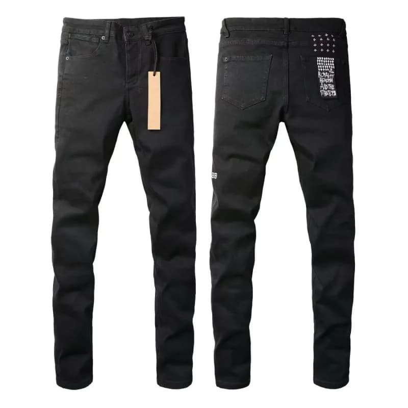 Straight-Leg Jeans Light Wash Distressed — SW-K23