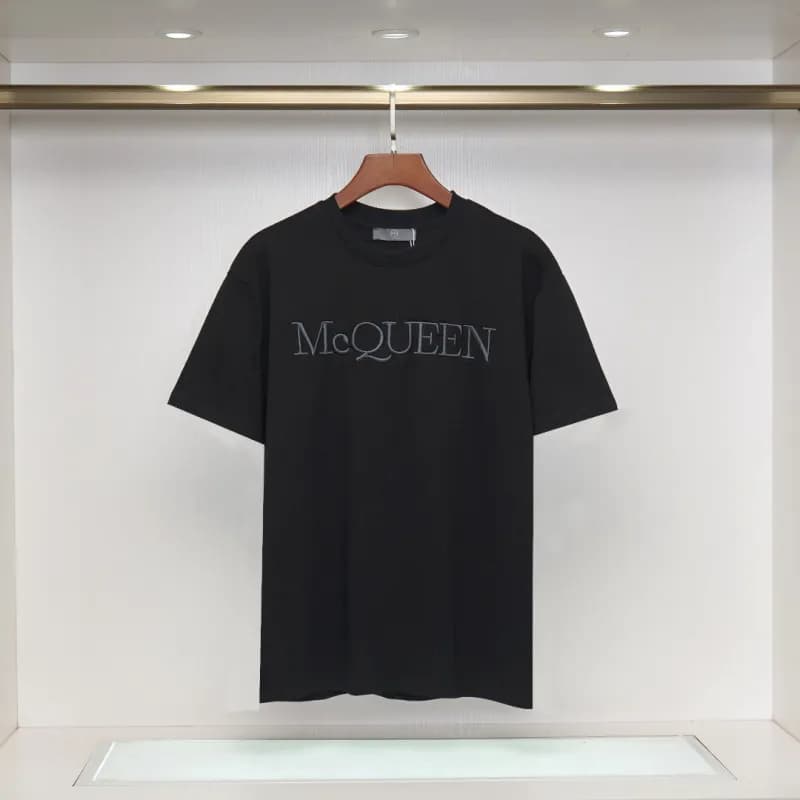 Alexander McQueen Logo T-Shirt Embroidered