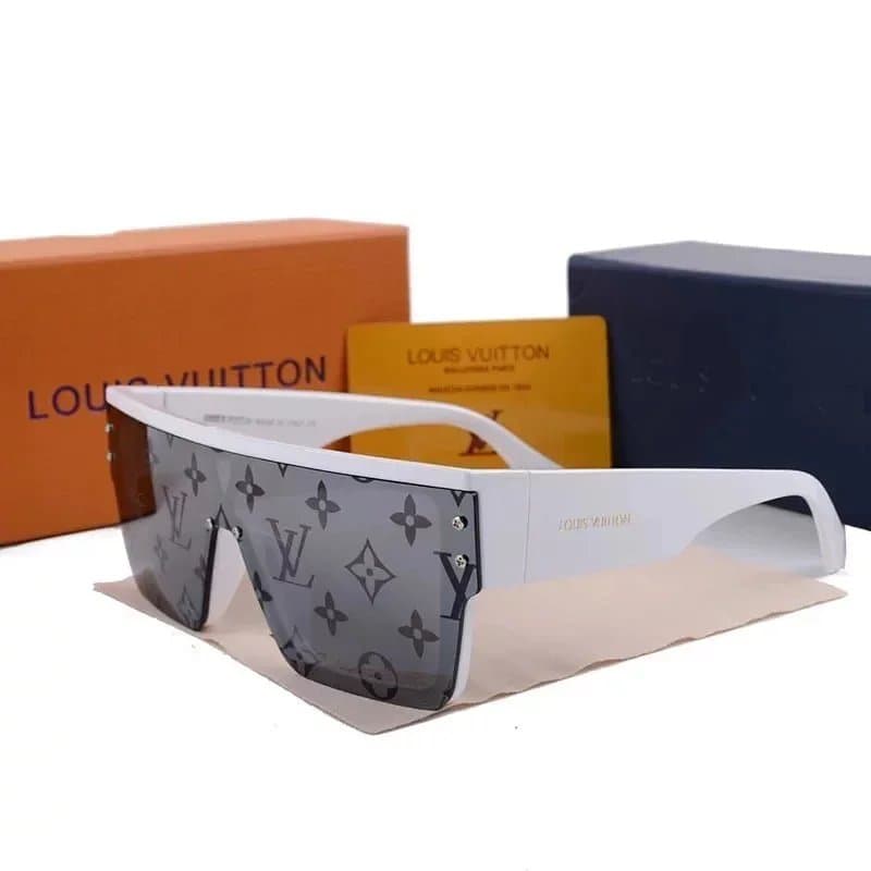 Louis Vuitton Shield Sunglasses Monogram Logo — XZ -8