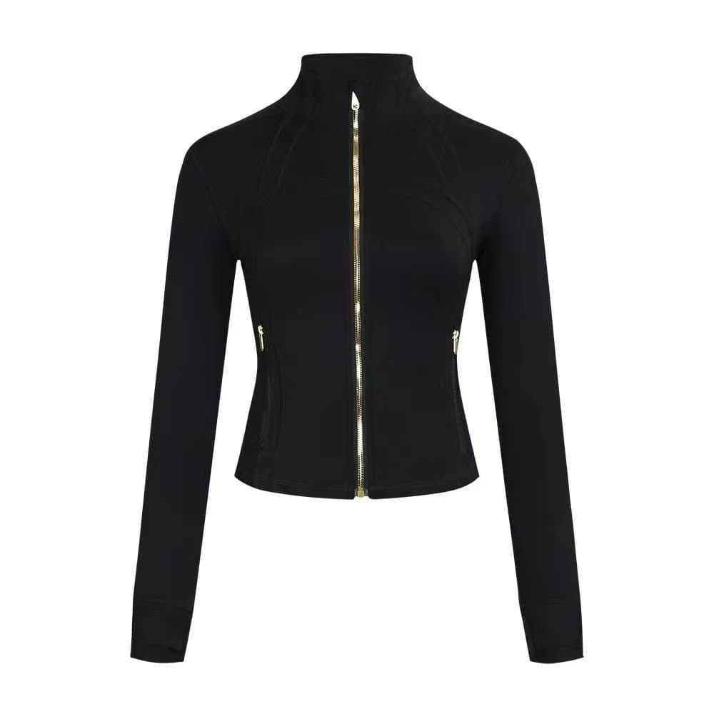 Lululemon Define Jacket High-Neck Zip-Up — 黑金