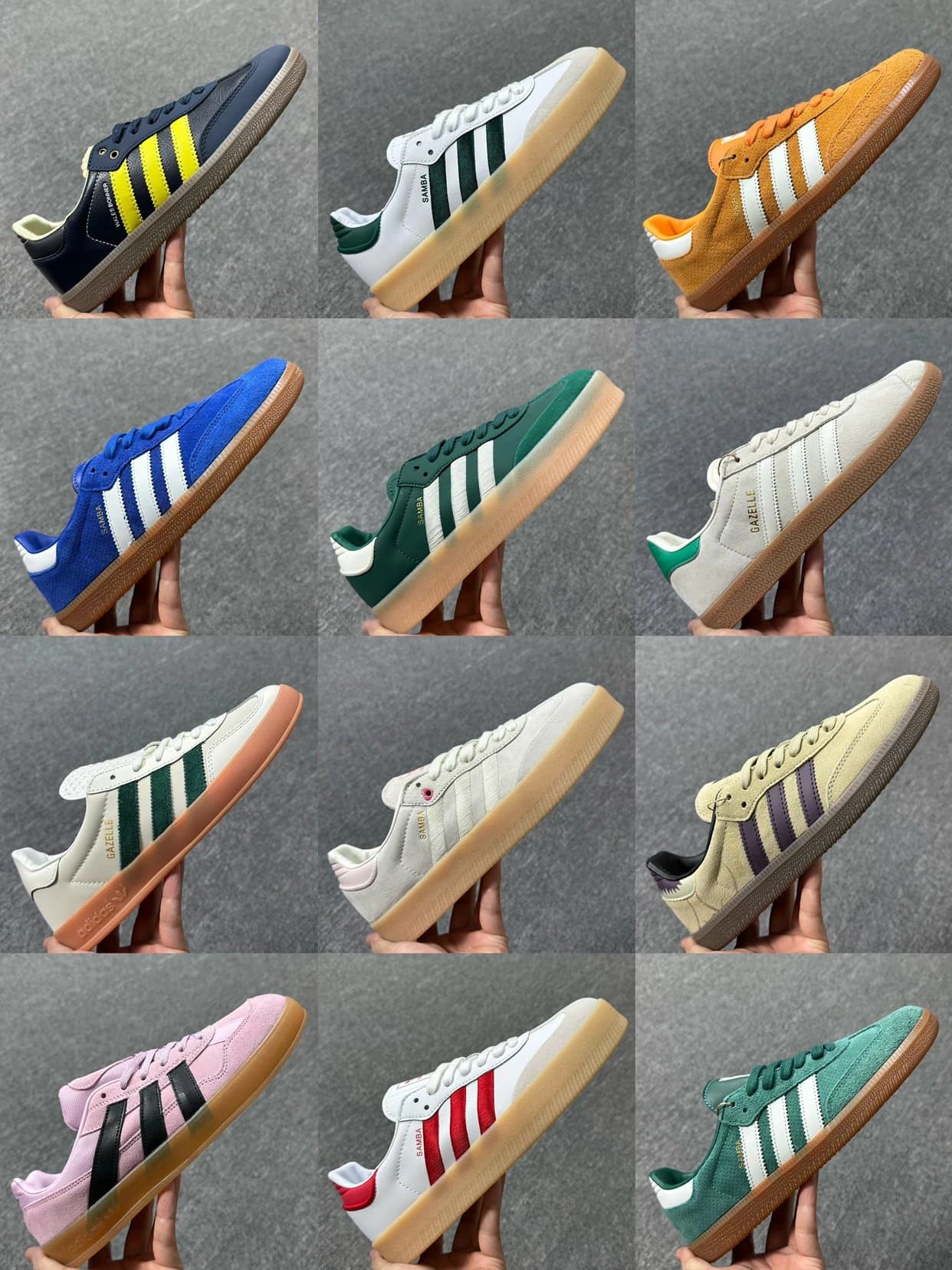 Adidas Samba Leopard Print — 36一40(下单请备注尺码) · 红色(三层厚底)HQ8708