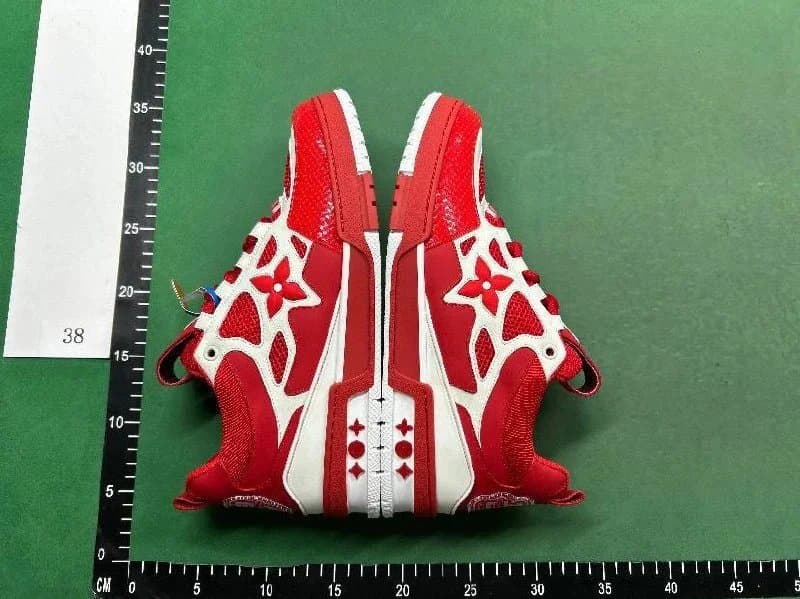 Louis Vuitton LV Trainer Leopard Print & Studs — 29
