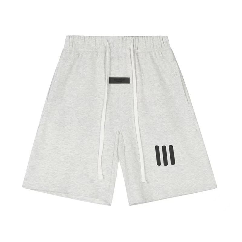 Hellstar Flame Graphic Set Washed Grey — 2412  短裤 浅灰色