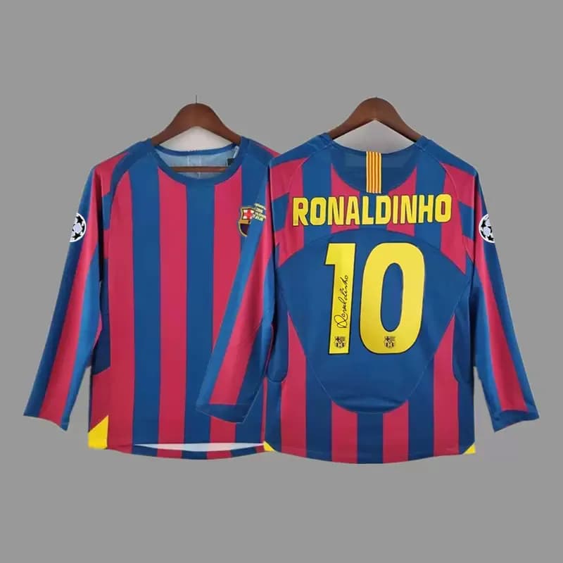 FC Barcelona Home Jersey Ronaldinho 10