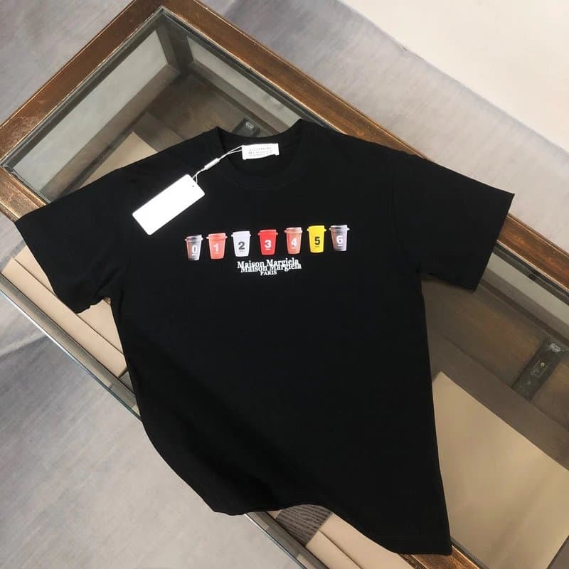 Maison Margiela Numbered Logo Tee Numeric Print — 69