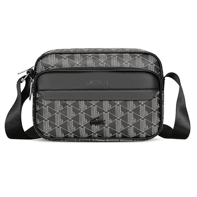 Lacoste Crossbody Bag Monogram Print