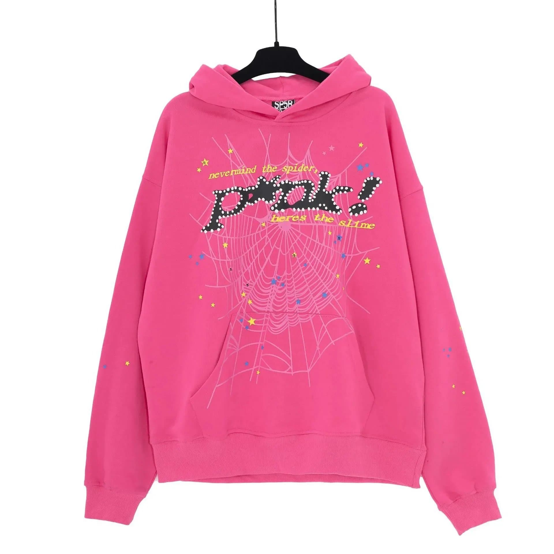 Sp5der Hoodie Spider Web Graphic