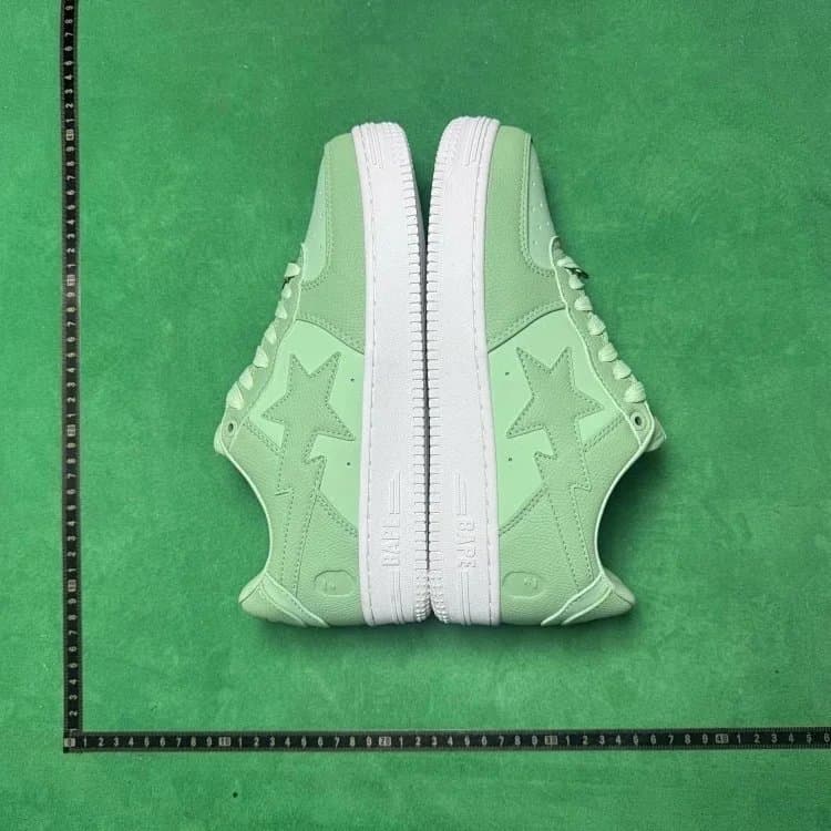 BAPE Star Low White Grey — 20号牛油果绿291 006