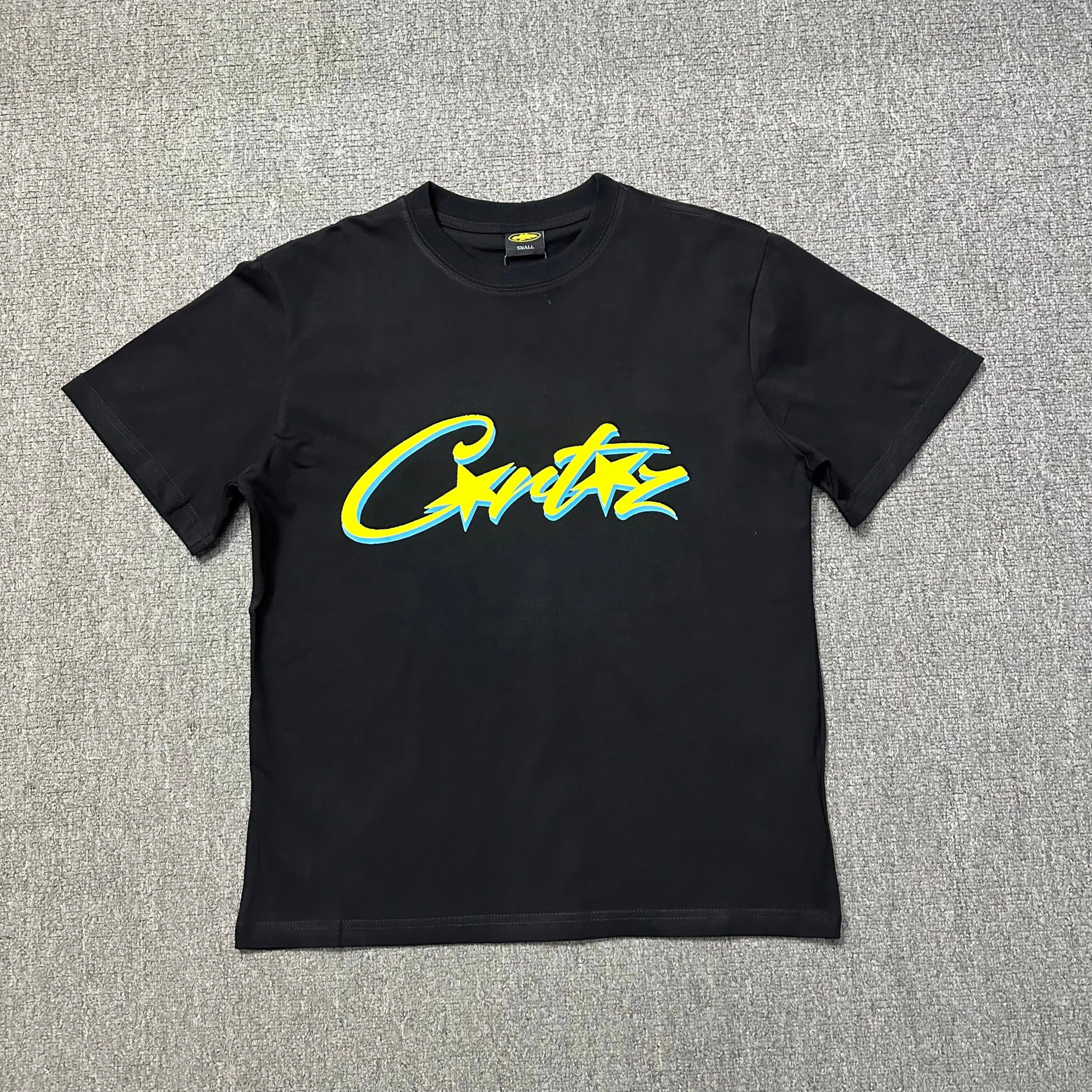 Corteiz Logo Tee Neon Script