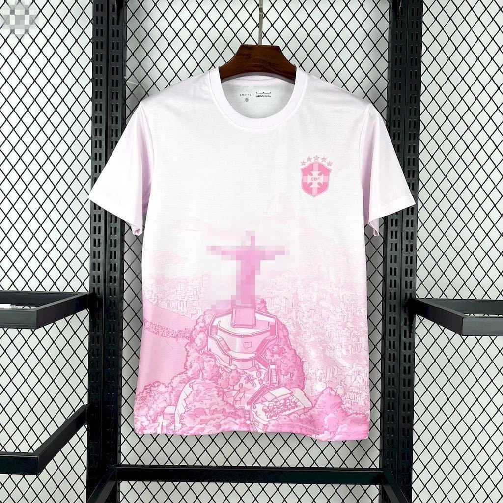 Nike CBF Brazil Jersey Tee Christ the Redeemer Graphic
