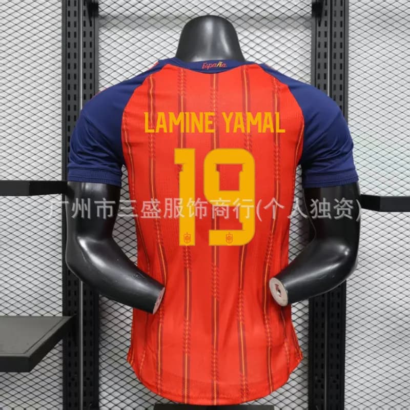 Adidas Spain National Team Jersey Lamine Yamal #19