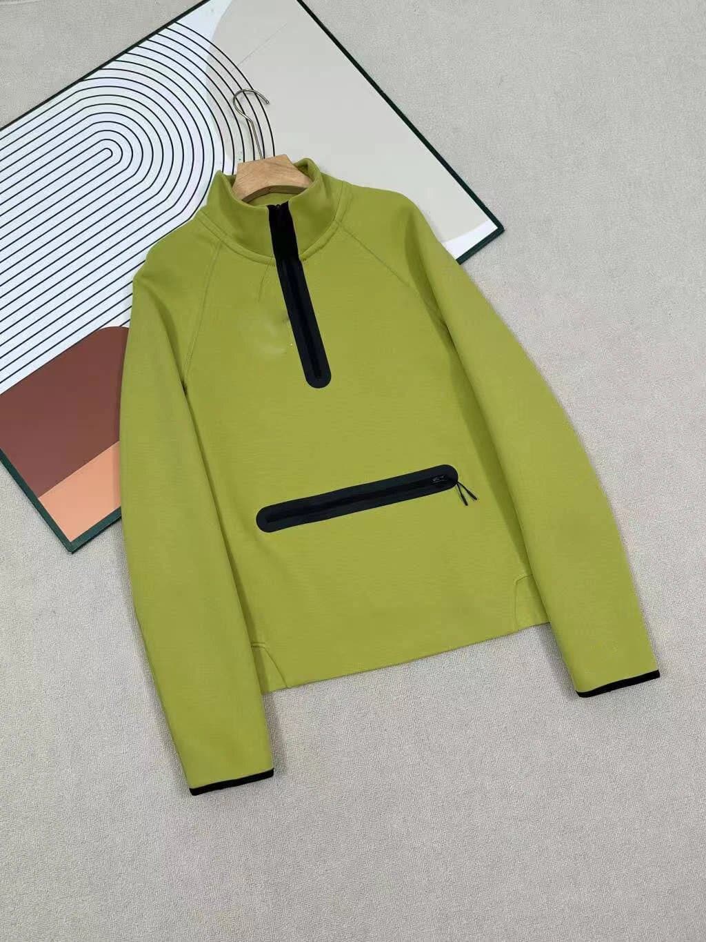Lululemon Half-Zip Pullover Lime Green with Black Accents