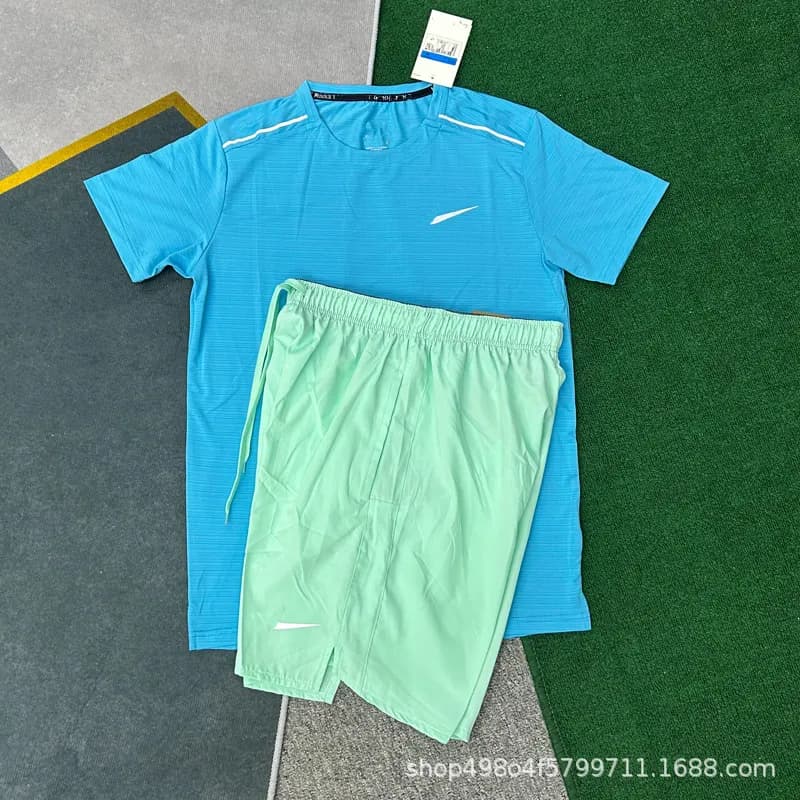 Nike Running Top & Shorts Set Lightweight Performance