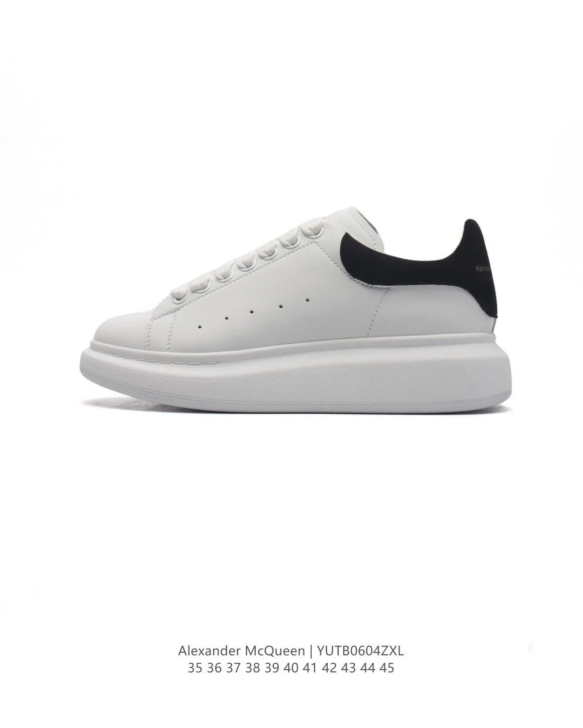Alexander McQueen Oversized Sneaker White/Black — 14