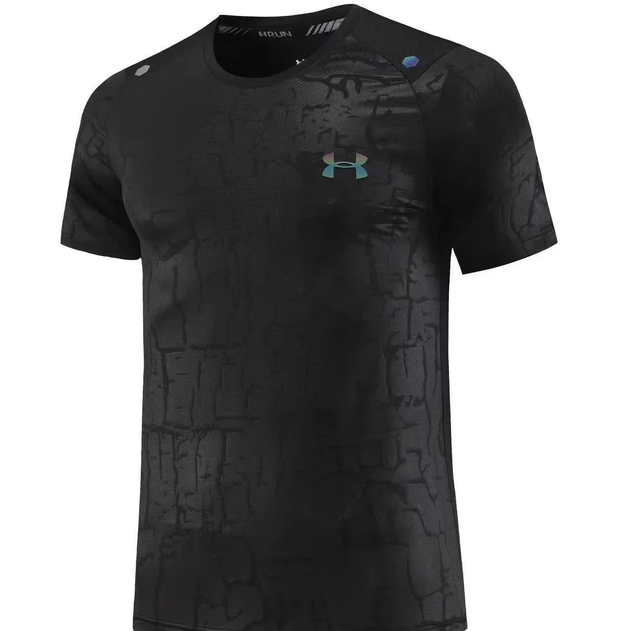 Under Armour HeatGear Run Tee Cracked Texture