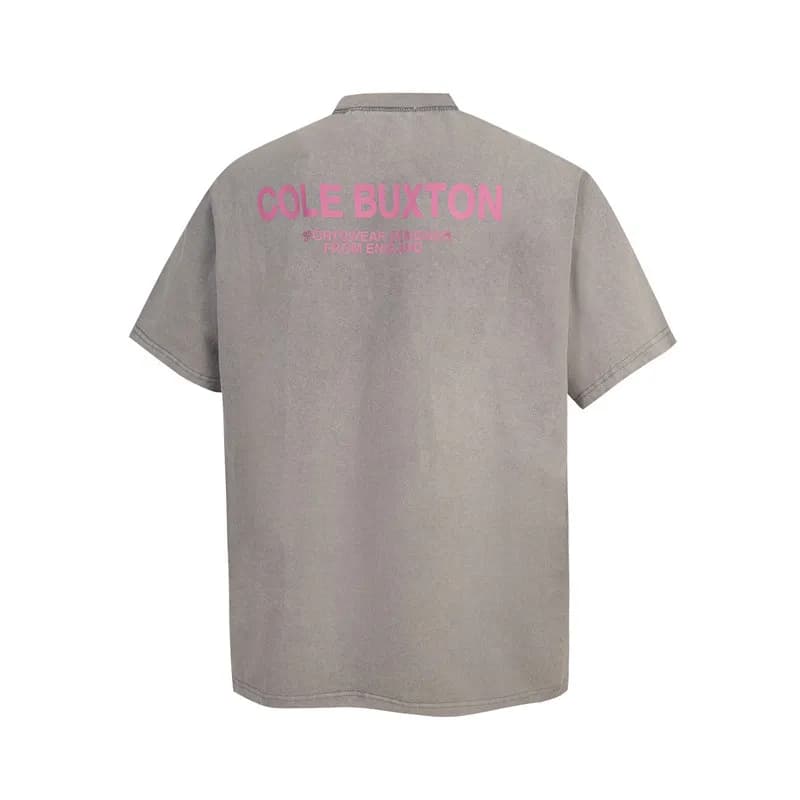 Cole Buxton Hooded Sweater CB Logo — C19 gray printing powder