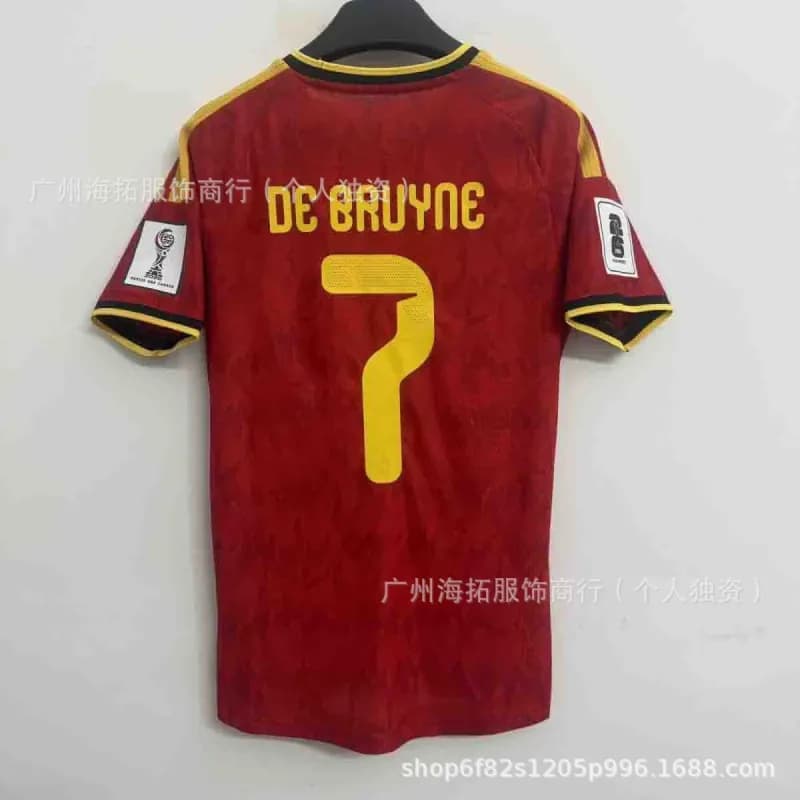 Nike Belgium National Team Jersey De Bruyne #7