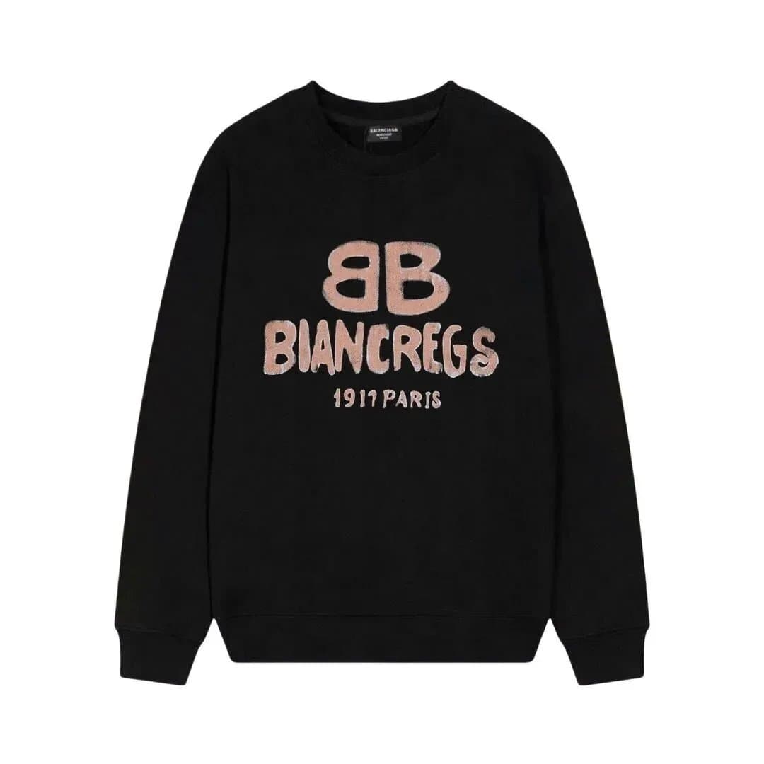 Balenciaga Long-Sleeve Tee Logo Print — 15