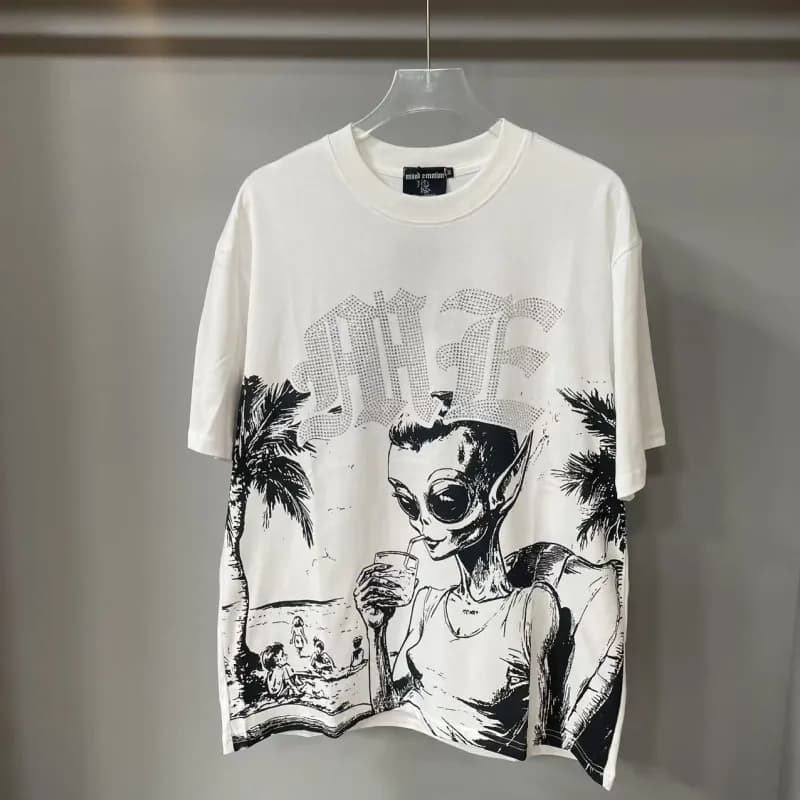 Madhappy Graphic Tee Alien Palm Print
