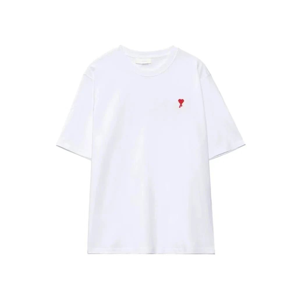Amiri Heart Logo Tee Black Heart Patch — 白色【907小爱心款】