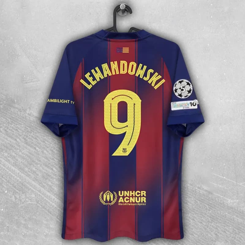MLB Player Jersey Rashford 14 — 2526巴萨主场#9欧冠