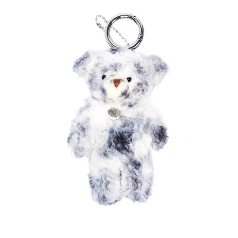 Be@rbrick Bearbrick Keychain Mottled Grey-White