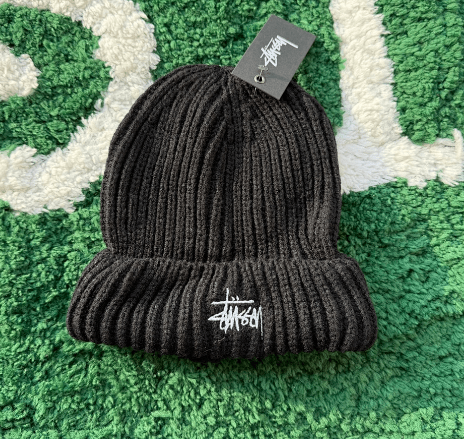 Stüssy Ribbed Beanie Stussy Logo